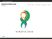 Tablet Screenshot of himafis.mipa.uns.ac.id