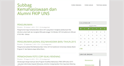Desktop Screenshot of mawa.fkip.uns.ac.id