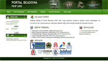 Tablet Screenshot of beasiswa.fkip.uns.ac.id