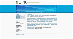 Desktop Screenshot of cms.uns.ac.rs