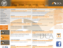 Tablet Screenshot of cienciasdelaadministracion.uns.edu.ar