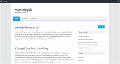 Desktop Screenshot of murtiningsih.blog.uns.ac.id
