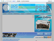 Tablet Screenshot of fssr.uns.ac.id