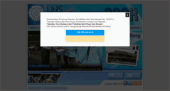 Desktop Screenshot of fs.uns.ac.id
