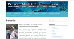 Desktop Screenshot of komunikasi.pasca.uns.ac.id