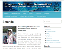 Tablet Screenshot of komunikasi.pasca.uns.ac.id