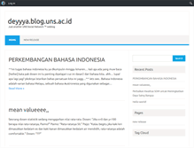 Tablet Screenshot of deyyya.blog.uns.ac.id