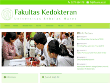 Tablet Screenshot of fk.uns.ac.id