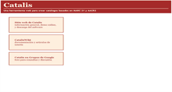 Desktop Screenshot of catalis.uns.edu.ar