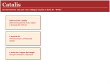 Tablet Screenshot of catalis.uns.edu.ar